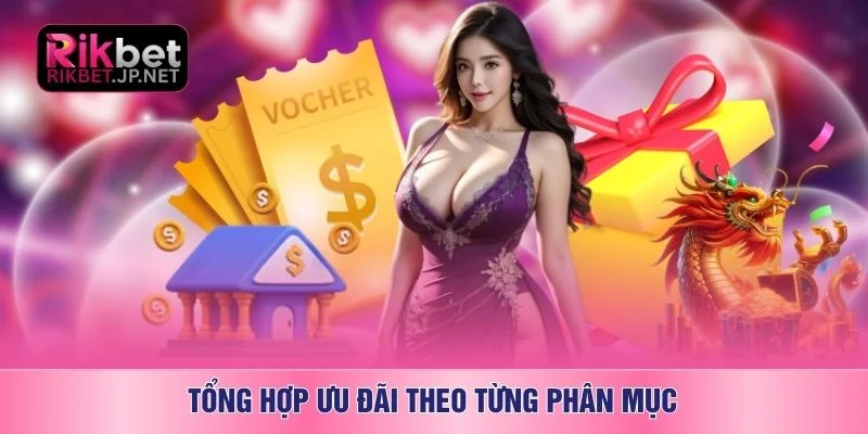Tổng hợp ưu đãi theo từng phân mục